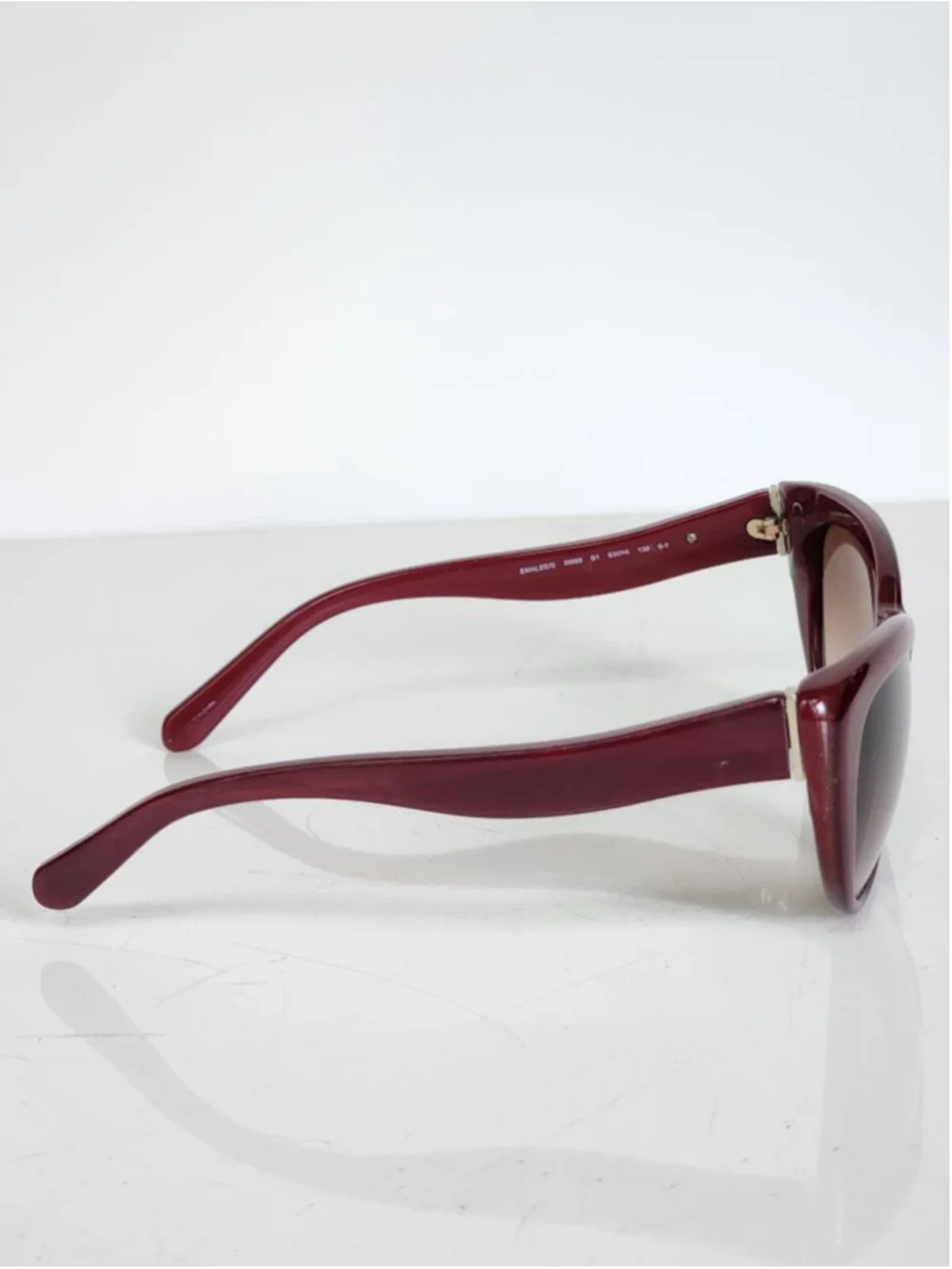 KATE‎ SPADE Emalee Gradient Burgundy Brown Cat Eye Sunglasses